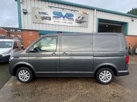 USED 2021 71 VOLKSWAGEN TRANSPORTER 2.0 TDI T28 SWB HIGHLINE 6SPD 150BHP WITH AIRCON METALLIC GREY   