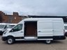 USED 2022 71 FORD TRANSIT 2.0 TDCI T350 LEADER ECOBLUE L4 H3 XLWB JUMBO H/ROOF RWD 130BHP. AC. SENSORS. CAMERA. 99K MILES. FINANCE. PX AC. CAMERA. SENSORS. MD SERVICE HISTORY. 99K MLS. PX
