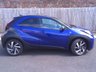 USED 2022 22 TOYOTA AYGO X 1.0 VVT-i Edge Hatchback 5dr Petrol Manual Euro 6 (s/s) (72 ps) WITH ONLY 8,500 MILES FROM NEW, THIS AYGO X IS IN SUPERB CONDITION WITH ALLOYS, APPLE CARPLAY, CRUISE a& CLIMATE CONTROL.