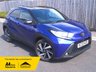 USED 2022 22 TOYOTA AYGO X 1.0 VVT-i Edge Hatchback 5dr Petrol Manual Euro 6 (s/s) (72 ps) WITH ONLY 8,500 MILES FROM NEW, THIS AYGO X IS IN SUPERB CONDITION WITH ALLOYS, APPLE CARPLAY, CRUISE a& CLIMATE CONTROL.