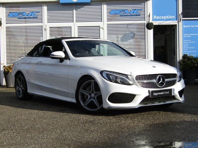 2017 17 Mercedes-Benz C-Class 2.1 C220d AMG Line Cabriolet 2dr Diesel G-Tronic+ Euro 6 (s/s) (170 ps)