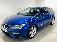 USED 2018 18 SEAT LEON 1.4 TSI FR Technology ST 5dr Petrol Manual Euro 6 (s/s) (125 ps) Apple CarPlay | Mystery Blue | Rear Parking Sensors | Sat Nav | Cruise Control