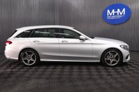 USED 2017 67 MERCEDES-BENZ C-CLASS 2.1 C220d AMG Line Estate 5dr Diesel G-Tronic+ Euro 6 (s/s) (170 ps) ONLY 48,419 MILES / ESTATE / HEATED LEATHER INTERIOR