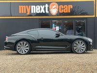 USED 2022 22 BENTLEY CONTINENTAL 6.0 W12 GT Speed Coupe 2dr Petrol Auto 4WD Euro 6 (659 ps) VAT Qualifying + Full Bentley Service History and is Specified with some incredible Specification Including Carbon Ceramic Brakes with Black Painted Calipers (&Acirc;&pound;9,908.33) | Touring Specifiction | City Specification | Diamond Knurling Specification | Bentley Rotating Display | Front Seat Comfort Specification with Heated and Ventilated Massaging Seats | Bang & Olufson for Bentley Sound system | Digital TV Reception | Panoramic Glass Sunroof | Continental Blackline Specification