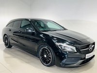 USED 2017 66 MERCEDES-BENZ CLA 2.1 CLA220d AMG Line Shooting Brake 5dr Diesel 7G-DCT Euro 6 (s/s) (177 ps) AMG Wheels | Sat Nav / Bluetooth | Ambient Lighting | Cruise Control | Red Stitching Seats