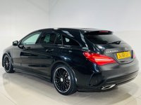 USED 2017 66 MERCEDES-BENZ CLA 2.1 CLA220d AMG Line Shooting Brake 5dr Diesel 7G-DCT Euro 6 (s/s) (177 ps) AMG Wheels | Sat Nav / Bluetooth | Ambient Lighting | Cruise Control | Red Stitching Seats