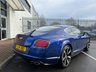USED 2014 14 BENTLEY CONTINENTAL 4.0 V8 GT S Coupe 2d Auto 521 BHP-2 Former Keepers-Last Keeper Since Nov 2021-Finished In Moroccan Blue Metallic With Main Hide In Linen & Secondary Hide In Imperial Blue-Mulliner Driving Specification-Beluga Gloss Exterior Mirrors-21 Inch 7 Spoke Elegant Alloy Wheels-Dual Climate Control-Cruise Control-Mfsw-Dab Radio-Bluetooth-Satnav-Electric Memory Seats With Lumbar Support- 
