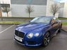 USED 2014 14 BENTLEY CONTINENTAL 4.0 V8 GT S Coupe 2d Auto 521 BHP-2 Former Keepers-Last Keeper Since Nov 2021-Finished In Moroccan Blue Metallic With Main Hide In Linen & Secondary Hide In Imperial Blue-Mulliner Driving Specification-Beluga Gloss Exterior Mirrors-21 Inch 7 Spoke Elegant Alloy Wheels-Dual Climate Control-Cruise Control-Mfsw-Dab Radio-Bluetooth-Satnav-Electric Memory Seats With Lumbar Support- 