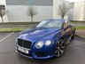 USED 2014 14 BENTLEY CONTINENTAL 4.0 V8 GT S Coupe 2d Auto 521 BHP-2 Former Keepers-Last Keeper Since Nov 2021-Finished In Moroccan Blue Metallic With Main Hide In Linen & Secondary Hide In Imperial Blue-Mulliner Driving Specification-Beluga Gloss Exterior Mirrors-21 Inch 7 Spoke Elegant Alloy Wheels-Dual Climate Control-Cruise Control-Mfsw-Dab Radio-Bluetooth-Satnav-Electric Memory Seats With Lumbar Support- 