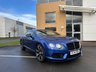 USED 2014 14 BENTLEY CONTINENTAL 4.0 V8 GT S Coupe 2d Auto 521 BHP-2 Former Keepers-Last Keeper Since Nov 2021-Finished In Moroccan Blue Metallic With Main Hide In Linen & Secondary Hide In Imperial Blue-Mulliner Driving Specification-Beluga Gloss Exterior Mirrors-21 Inch 7 Spoke Elegant Alloy Wheels-Dual Climate Control-Cruise Control-Mfsw-Dab Radio-Bluetooth-Satnav-Electric Memory Seats With Lumbar Support- 
