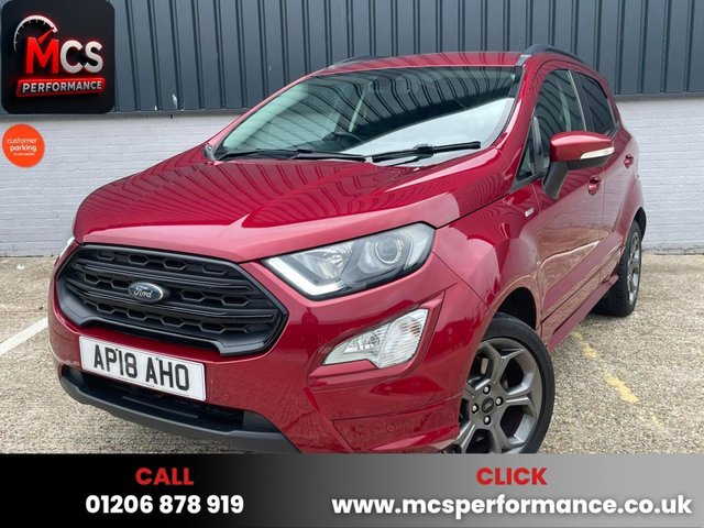 2018 18 FORD ECOSPORT 1.0T EcoBoost ST-Line SUV 5dr Petrol Manual Euro 6 (s/s) (140 ps) **48HR DEAL DROP**