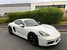 USED 2017 17 PORSCHE 718 CAYMAN 2.0T Coupe 2dr Petrol Manual Euro 6 (s/s) (300 ps)-Superb Example Finished In Pure White-3 Former Keepers-20 Inch Gloss Black Carrera S Alloy Wheels-6 Speed Manual-Front & Rear Park Assist-Electric Folding Mirrors-Bluetooth-Dab Radio-Climate Control-Half Black Leather/Alcantara Upholstery-This 718 Looks The Part. 