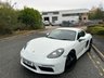 USED 2017 17 PORSCHE 718 CAYMAN 2.0T Coupe 2dr Petrol Manual Euro 6 (s/s) (300 ps)-Superb Example Finished In Pure White-3 Former Keepers-20 Inch Gloss Black Carrera S Alloy Wheels-6 Speed Manual-Front & Rear Park Assist-Electric Folding Mirrors-Bluetooth-Dab Radio-Climate Control-Half Black Leather/Alcantara Upholstery-This 718 Looks The Part. 
