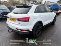 USED 2017 17 AUDI Q3 2.0 TDI Black Edition SUV 5dr Diesel S Tronic quattro Euro 6 (s/s) (184 ps) 184BHP | 73K Miles | Quattro Grip