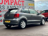 USED 2013 13 VOLKSWAGEN POLO 1.2 Match Edition Hatchback 3dr Petrol Manual Euro 5 (60 ps) PARKING SENSORS, LOW MILES!!!