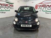 USED 2016 16 FIAT 500 1.2 ECO Pop Star Hatchback 3dr Petrol Manual Euro 6 (s/s) (69 bhp) 2 keys, alloys, A/C, bluetooth