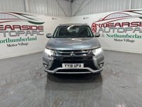 USED 2018 18 MITSUBISHI OUTLANDER 2.0h 12kWh 4h SUV 5dr Petrol Plug-in Hybrid CVT 4WD Euro 6 (s/s) (200 ps) 2 keys, 360 camera, cruise, DAB