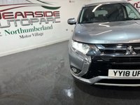 USED 2018 18 MITSUBISHI OUTLANDER 2.0h 12kWh 4h SUV 5dr Petrol Plug-in Hybrid CVT 4WD Euro 6 (s/s) (200 ps) 2 keys, 360 camera, cruise, DAB