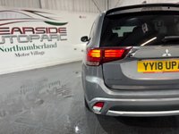 USED 2018 18 MITSUBISHI OUTLANDER 2.0h 12kWh 4h SUV 5dr Petrol Plug-in Hybrid CVT 4WD Euro 6 (s/s) (200 ps) 2 keys, 360 camera, cruise, DAB