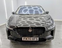 USED 2020 70 JAGUAR I-PACE 400 90kWh SE SUV 5dr Electric Auto 4WD (400 ps) 20'' ALLOY WHEELS , PAN ROOF , APPLE CARPLAY/ANDROID AUTO , SAT NAV , CRUISE CONTROL , HEATED LEATHER SEATS , DUAL CLIMATE CONTROL , REAR PARKING SENSORS , REVERSE CAMERA -  SERVICE