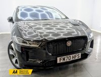 USED 2020 70 JAGUAR I-PACE 400 90kWh SE SUV 5dr Electric Auto 4WD (400 ps) 20'' ALLOY WHEELS , PAN ROOF , APPLE CARPLAY/ANDROID AUTO , SAT NAV , CRUISE CONTROL , HEATED LEATHER SEATS , DUAL CLIMATE CONTROL , REAR PARKING SENSORS , REVERSE CAMERA -  SERVICE
