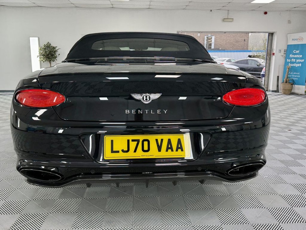 USED 2020 70 BENTLEY CONTINENTAL 6.0 W12 GTC Convertible 2dr Petrol Auto 4WD Euro 6 (635 ps) 