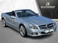 USED 2008 08 MERCEDES-BENZ SL 3.5 SL350 Convertible 2dr Petrol 7G-Tronic (236 g/km, 315 bhp) 19" ALLOYS + AIR SCARVES + LOW MILES + FSH