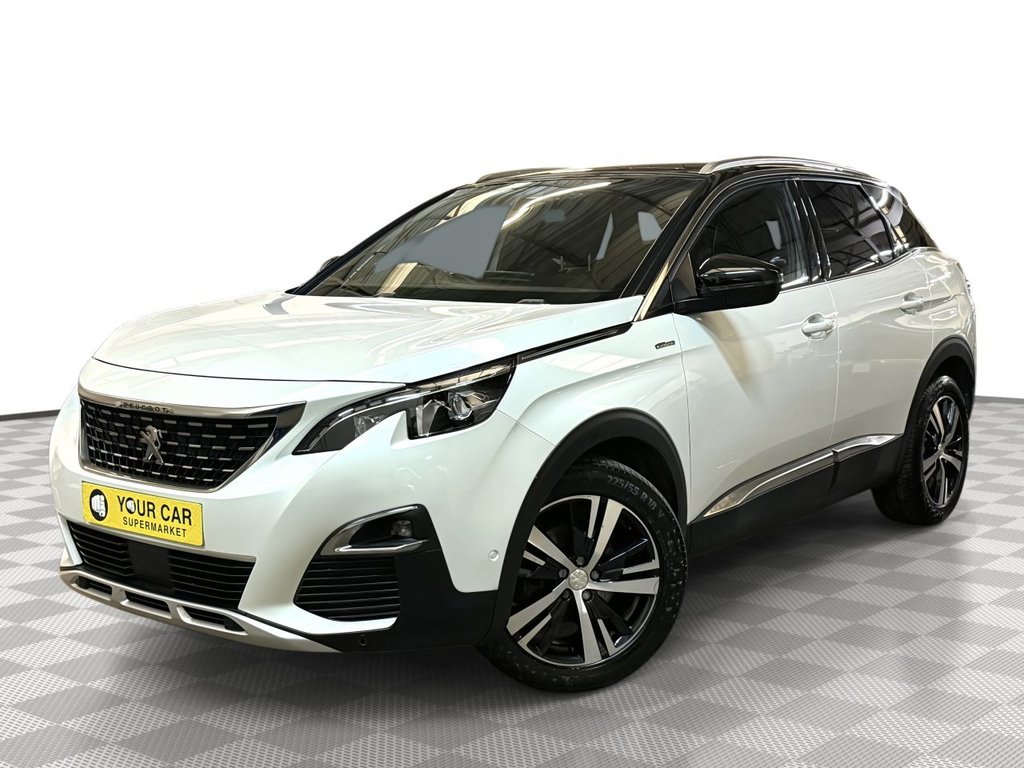 USED 2018 18 PEUGEOT 3008 1.5 BlueHDi GT Line SUV 5dr Diesel EAT Euro 6 (s/s) (130 ps) Apple Carplay, Rear Camera
