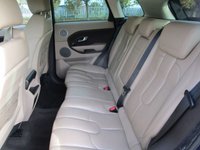 USED 2012 62 LAND ROVER RANGE ROVER EVOQUE 2.2 eD4 Pure 5 door 2WD Metallic blue with beige leather.