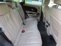 USED 2012 62 LAND ROVER RANGE ROVER EVOQUE 2.2 eD4 Pure 5 door 2WD Metallic blue with beige leather.