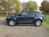 USED 2012 62 LAND ROVER RANGE ROVER EVOQUE 2.2 eD4 Pure 5 door 2WD Metallic blue with beige leather.