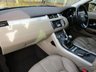 USED 2012 62 LAND ROVER RANGE ROVER EVOQUE 2.2 eD4 Pure 5 door 2WD Metallic blue with beige leather.