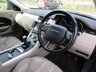 USED 2012 62 LAND ROVER RANGE ROVER EVOQUE 2.2 eD4 Pure 5 door 2WD Metallic blue with beige leather.