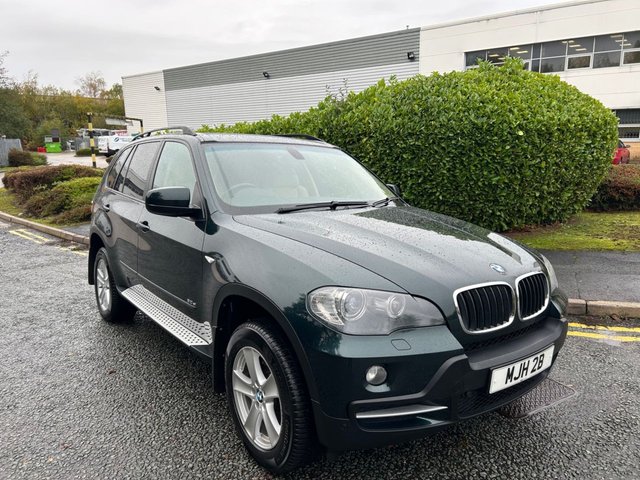 2007 07 BMW X5 3.0 si SE SUV 5dr Petrol Auto 4WD Euro 4 (272 ps)-Factory Extras Worth £8,452.Superb Low Mileage Example-Finished In Rare Deep Green Metallic.