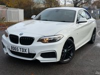 USED 2015 65 BMW 2 SERIES 1.5 218i M Sport Coupe 2dr Petrol Auto Euro 6 (s/s) (136 ps) ULEZ+SH+PS+NAV+LHTS+