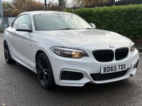 USED 2015 65 BMW 2 SERIES 1.5 218i M Sport Coupe 2dr Petrol Auto Euro 6 (s/s) (136 ps) ULEZ+SH+PS+NAV+LHTS+
