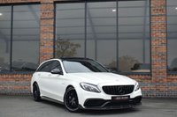 USED 2017 66 MERCEDES-BENZ C-CLASS 4.0 C63 V8 BiTurbo AMG (Premium) Estate 5dr Petrol SpdS MCT Euro 6 (s/s) (476 ps) FULL CARBON KIT / MEGA SPEC!!