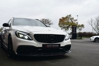 USED 2017 66 MERCEDES-BENZ C-CLASS 4.0 C63 V8 BiTurbo AMG (Premium) Estate 5dr Petrol SpdS MCT Euro 6 (s/s) (476 ps) FULL CARBON KIT / MEGA SPEC!!