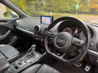 USED 2016 16 AUDI S3 2.0 TFSI Sportback 5dr Petrol S Tronic quattro Euro 6 (s/s) (Nav) (300 ps) 