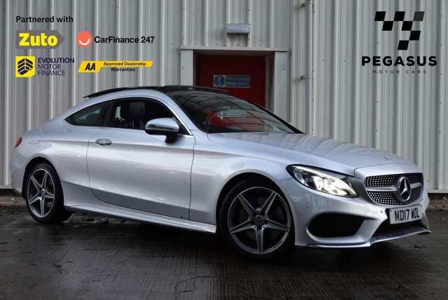 2017 MERCEDES-BENZ C-CLASS 2.1 C250d AMG Line (Premium Plus) Coupe 2dr Diesel G-Tronic+ Euro 6 (s/s) (204 ps)