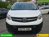 USED 2020 70 VAUXHALL VIVARO LIFE White 1.5 Turbo D Edition L MPV, 95,000 miles, 2 owners, Euro 6 ULEZ, 9-seater, 6-Speed Manual, Bluetooth, Cruise Control, great spec, NO VAT! This 2020 Vauxhall Vivaro Life Turbo D Edition L is a versatile vehicle offering ample space for up to nine occupants. Powered by an efficient 1.5 litre diesel engine, it meets Euro 6 emission standards, making it a responsible choice. This Edition L trim level comes equipped with a Radio BT system that includes Bluetooth connectivity, allowing for seamless audio streaming and hands free calls.  The Vivaro Life is designed to cater to a variety of needs, whether for family outings or professiona