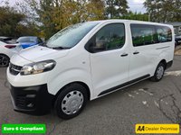 USED 2020 70 VAUXHALL VIVARO LIFE White 1.5 Turbo D Edition L MPV, 95,000 miles, 2 owners, Euro 6 ULEZ, 9-seater, 6-Speed Manual, Bluetooth, Cruise Control, great spec, NO VAT! This 2020 Vauxhall Vivaro Life Turbo D Edition L is a versatile vehicle offering ample space for up to nine occupants. Powered by an efficient 1.5 litre diesel engine, it meets Euro 6 emission standards, making it a responsible choice. This Edition L trim level comes equipped with a Radio BT system that includes Bluetooth connectivity, allowing for seamless audio streaming and hands free calls.  The Vivaro Life is designed to cater to a variety of needs, whether for family outings or professiona