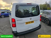 USED 2020 70 VAUXHALL VIVARO LIFE White 1.5 Turbo D Edition L MPV, 95,000 miles, 2 owners, Euro 6 ULEZ, 9-seater, 6-Speed Manual, Bluetooth, Cruise Control, great spec, NO VAT! This 2020 Vauxhall Vivaro Life Turbo D Edition L is a versatile vehicle offering ample space for up to nine occupants. Powered by an efficient 1.5 litre diesel engine, it meets Euro 6 emission standards, making it a responsible choice. This Edition L trim level comes equipped with a Radio BT system that includes Bluetooth connectivity, allowing for seamless audio streaming and hands free calls.  The Vivaro Life is designed to cater to a variety of needs, whether for family outings or professiona