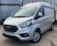USED 2020 70 FORD TRANSIT CUSTOM 2.0 300 EcoBlue Limited Panel Van 5dr Diesel Manual L1 H2 Euro 6 (s/s) (130 ps) - 1 OWNER - APPLE CAR PLAY - HEATED SEATS - BLUETOOTH - P/SENSORS - CRUISE - DAB RADIO