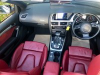 USED 2016 16 AUDI A5 CABRIOLET 2.0 TFSI SE Convertible 2dr Petrol S Tronic quattro Euro 6 (s/s) (230 ps)QUATTRO-4X4-FULL RED LEATHER SPORTS SEATS//FRONT AND REAR PARK ASSIST//LADY OWNER SINCE 2021 WITH EXCELLENT SERVICE HISTORY//BLUETOOTH//DAD//NEW MOT AND FRONT TYRES S-TRONIC QUATTRO Euro 6 (s/s) (230 ps)QUATTRO-4X4-FULL RED LEATHER SPORTS HEATED SEATS//FRONT AND REAR PARK ASSIST//SAT-NAV//LADY OWNER SINCE 2021 WITH EXCELLENT SERVICE HISTORY//BLUETOOTH//DAD