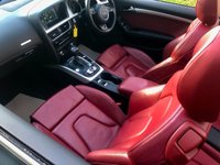 USED 2016 16 AUDI A5 CABRIOLET 2.0 TFSI SE Convertible 2dr Petrol S Tronic quattro Euro 6 (s/s) (230 ps)QUATTRO-4X4-FULL RED LEATHER SPORTS SEATS//FRONT AND REAR PARK ASSIST//LADY OWNER SINCE 2021 WITH EXCELLENT SERVICE HISTORY//BLUETOOTH//DAD//NEW MOT AND FRONT TYRES S-TRONIC QUATTRO Euro 6 (s/s) (230 ps)QUATTRO-4X4-FULL RED LEATHER SPORTS HEATED SEATS//FRONT AND REAR PARK ASSIST//SAT-NAV//LADY OWNER SINCE 2021 WITH EXCELLENT SERVICE HISTORY//BLUETOOTH//DAD