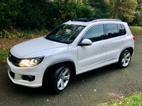 USED 2013 13 VOLKSWAGEN TIGUAN 2.0 TDI BlueMotion Tech R-Line SUV 5dr Diesel Manual 4WD Euro 5 (s/s) (170 ps) 1 LADY OWNER FROM 2 MONTHS OLD//X12 MAIN DEALER/SPECIALIST SERVICE STAMPS//OPTICAL PARK ASSIST SYSTEM//PANORAMIC GLASS ROOF//HEATED BLACK LEATHER SPORTS SEATING\\BEAUTIFULLY KEPT CAR THROUGHOUT\\\\\\\\\PRICE NOW INCLUDES NEW CAMBELT+WATERPUMP+NEW MOT///////// 4WD Euro 5 (s/s) (170 ps) 1 LADY OWNER FROM 2 MONTHS OLD//X12 MAIN DEALER/SPECIALIST SERVICE STAMPS//OPTICAL PARK ASSIST SYSTEM//PANORAMIC GLASS ROOF//HEATED BLACK LEATHER SPORTS SEATINGBEAUTIFULLY KEPT CAR THROUGHOUT\\\\PRICE NOW INCLUDES NEW CAMBELT+WATERPUMP+NEW MOT/////////