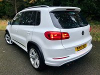 USED 2013 13 VOLKSWAGEN TIGUAN 2.0 TDI BlueMotion Tech R-Line SUV 5dr Diesel Manual 4WD Euro 5 (s/s) (170 ps) 1 LADY OWNER FROM 2 MONTHS OLD//X12 MAIN DEALER/SPECIALIST SERVICE STAMPS//OPTICAL PARK ASSIST SYSTEM//PANORAMIC GLASS ROOF//HEATED BLACK LEATHER SPORTS SEATING\\BEAUTIFULLY KEPT CAR THROUGHOUT\\\\\\\\\PRICE NOW INCLUDES NEW CAMBELT+WATERPUMP+NEW MOT///////// 4WD Euro 5 (s/s) (170 ps) 1 LADY OWNER FROM 2 MONTHS OLD//X12 MAIN DEALER/SPECIALIST SERVICE STAMPS//OPTICAL PARK ASSIST SYSTEM//PANORAMIC GLASS ROOF//HEATED BLACK LEATHER SPORTS SEATINGBEAUTIFULLY KEPT CAR THROUGHOUT\\\\PRICE NOW INCLUDES NEW CAMBELT+WATERPUMP+NEW MOT/////////