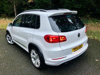 USED 2013 13 VOLKSWAGEN TIGUAN 2.0 TDI BlueMotion Tech R-Line SUV 5dr Diesel Manual 4WD Euro 5 (s/s) (170 ps) 1 LADY OWNER FROM 2 MONTHS OLD//X12 MAIN DEALER/SPECIALIST SERVICE STAMPS//OPTICAL PARK ASSIST SYSTEM//PANORAMIC GLASS ROOF//HEATED BLACK LEATHER SPORTS SEATING\\BEAUTIFULLY KEPT CAR THROUGHOUT\\\\\\\\\PRICE NOW INCLUDES NEW CAMBELT+WATERPUMP+NEW MOT///////// 4WD Euro 5 (s/s) (170 ps) 1 LADY OWNER FROM 2 MONTHS OLD//X12 MAIN DEALER/SPECIALIST SERVICE STAMPS//OPTICAL PARK ASSIST SYSTEM//PANORAMIC GLASS ROOF//HEATED BLACK LEATHER SPORTS SEATINGBEAUTIFULLY KEPT CAR THROUGHOUT\\\\PRICE NOW INCLUDES NEW CAMBELT+WATERPUMP+NEW MOT/////////