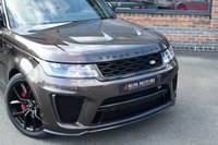 USED 2021 62 LAND ROVER RANGE ROVER SPORT 5.0 P575 V8 SVR Carbon Edition SUV 5dr Petrol Auto 4WD Euro 6 (s/s) (575 ps) SVO PALETTE RED / SLIDING PAN